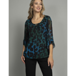 Μπλούζα Κρεπ Animal Print