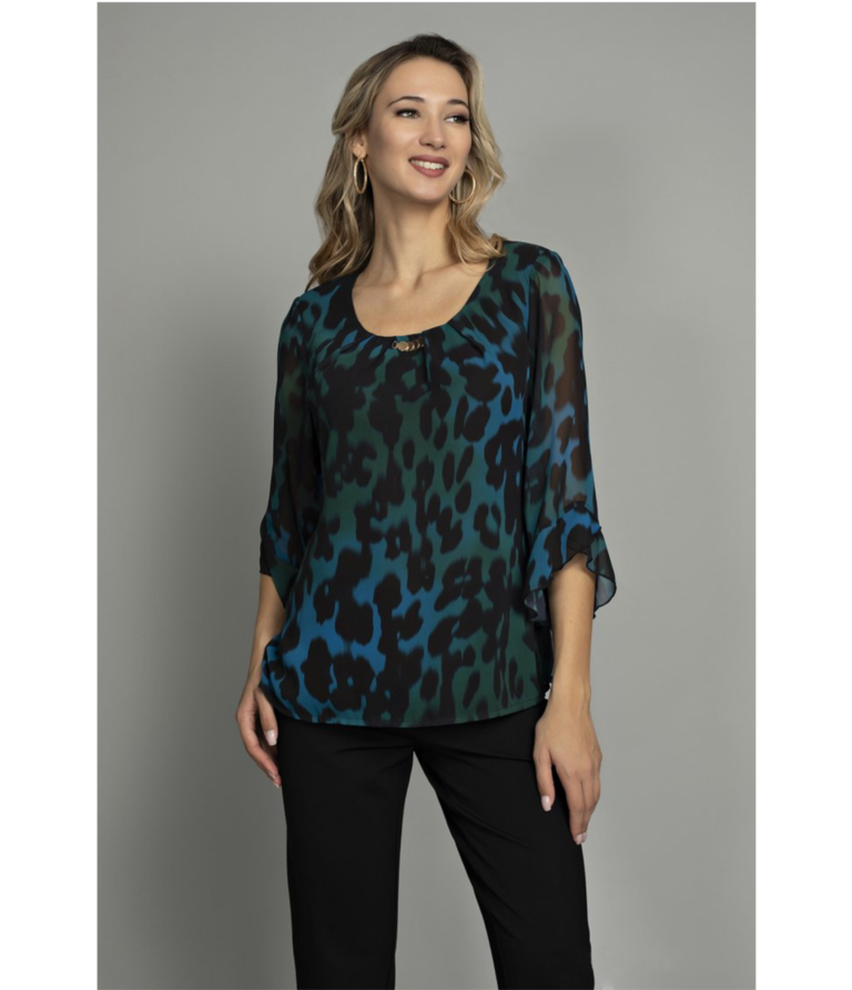 Μπλούζα Κρεπ Animal Print