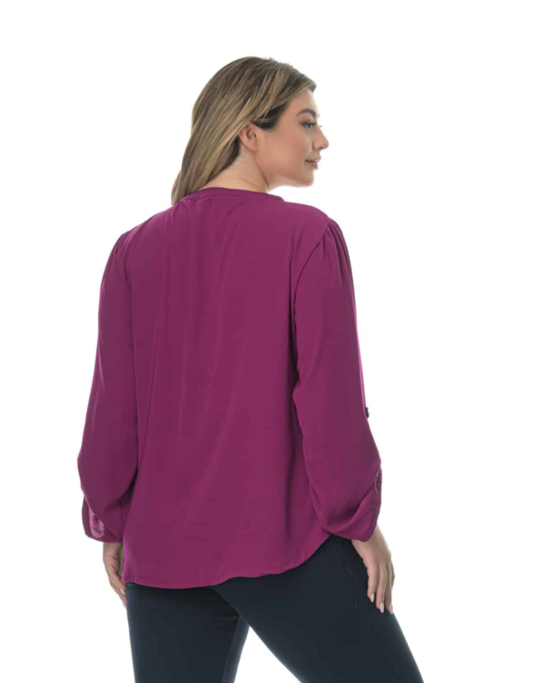 Μπλούζα κρεπ V neck