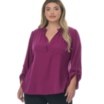 Μπλούζα κρεπ V neck