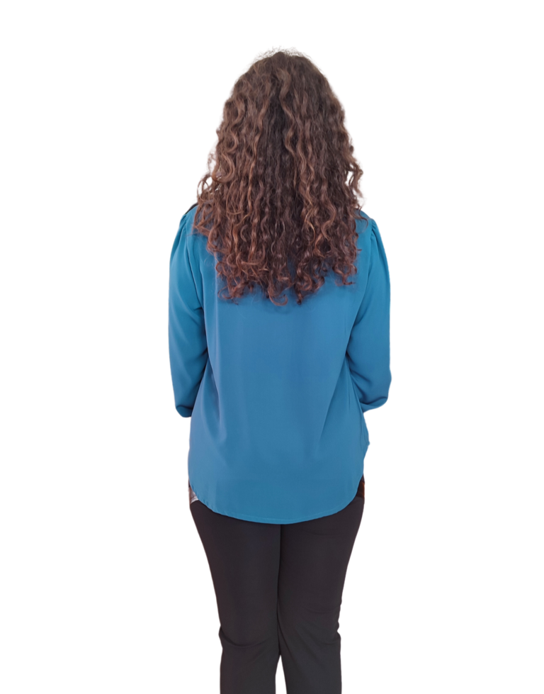 Μπλούζα κρεπ V neck