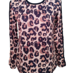 Μπλούζα πλεκτή animal print