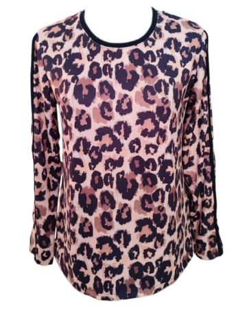 Μπλούζα πλεκτή animal print