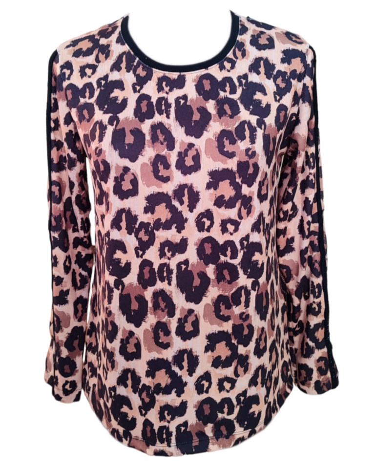 Μπλούζα πλεκτή animal print