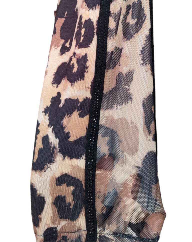 Μπλούζα πλεκτή animal print