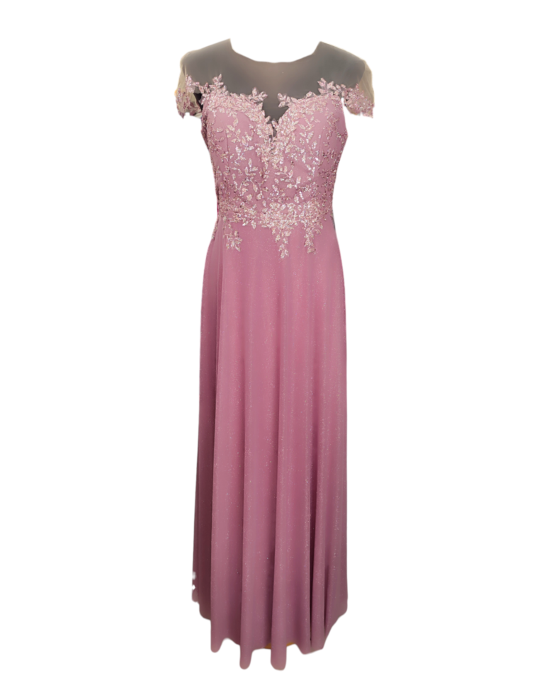 Maxi φόρεμα δαντέλα glitter