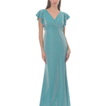 Maxi φόρεμα glitter ύφασμα