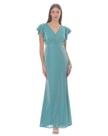 Maxi φόρεμα glitter ύφασμα