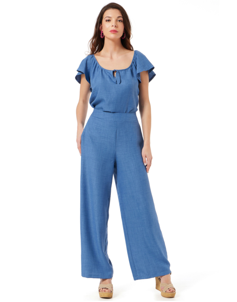 Παντελόνα σε look λινής