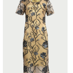 Φόρεμα δαντέλα κεντημένο