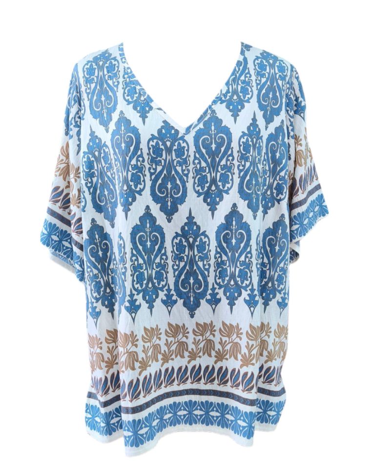 Μπλούζα V neck ρεγιόν