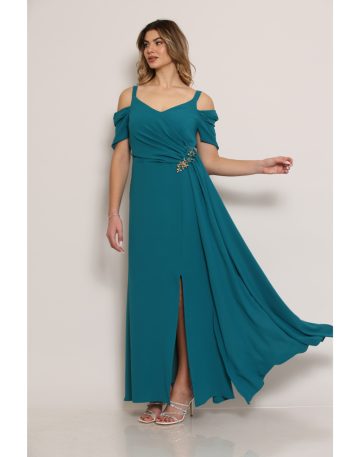 Maxi φόρεμα off shoulder