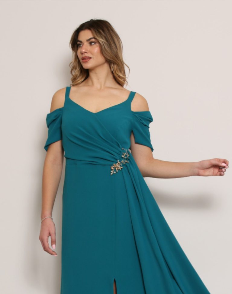Maxi φόρεμα off shoulder