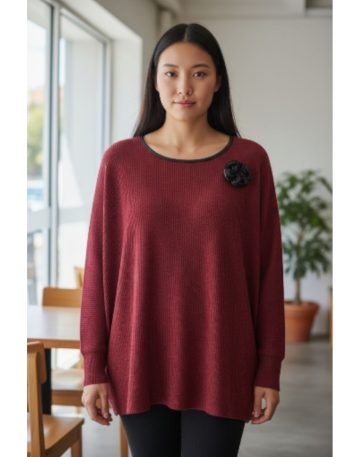 Μπλούζα πλεκτή χαμόγελο