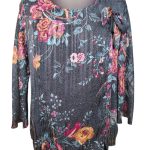 Μπλούζα μουσελίνα λαιμόκοψη