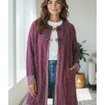 Ζακέτα μακριά με κουμπιά