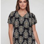 Μπλούζα τύπου λινή