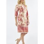 Midi φλοραλ φόρεμα σατινέ